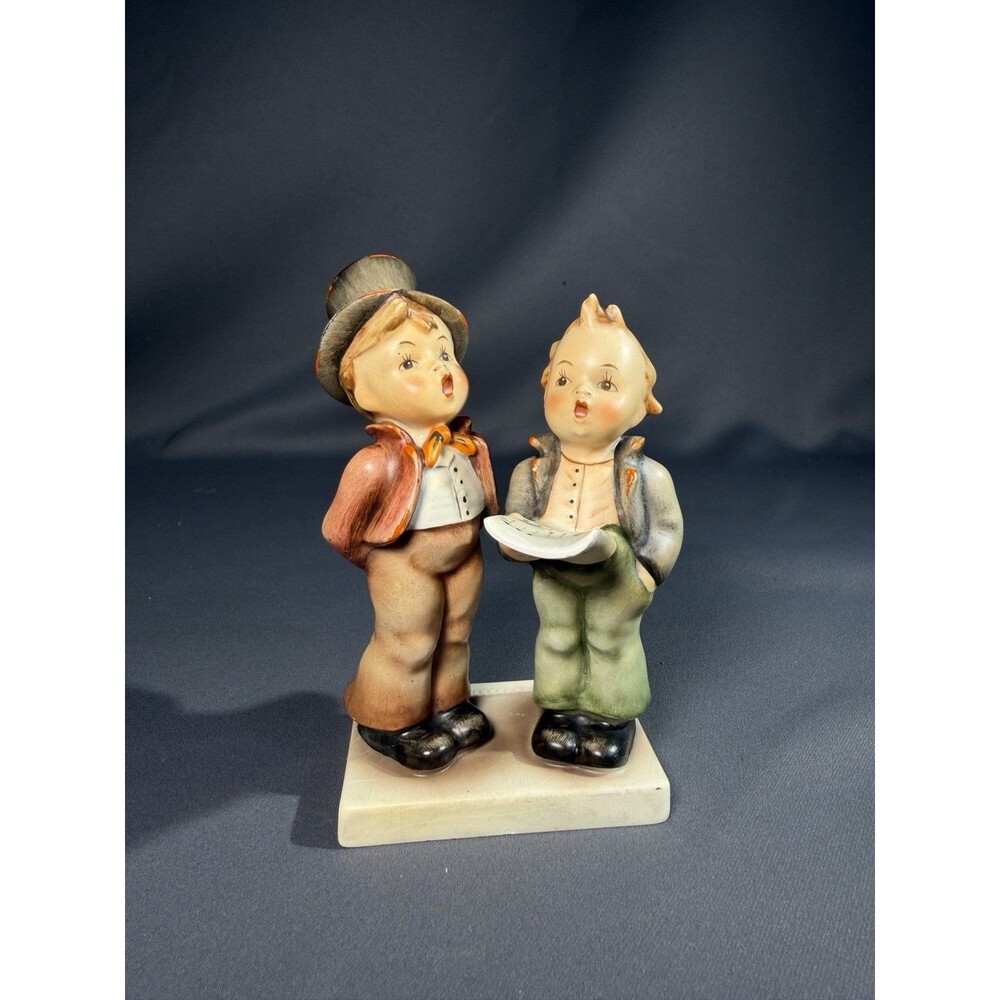 Goebel Hummel #130 Duet Figurine TMK-2 Full Bee Vintage Germany 5"